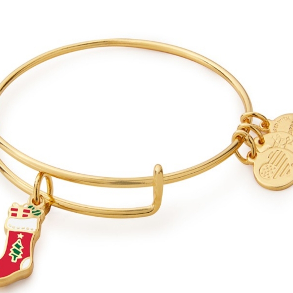 ALEX AND ANI STOCKING CHARM BANGLE - Picture 2 of 7